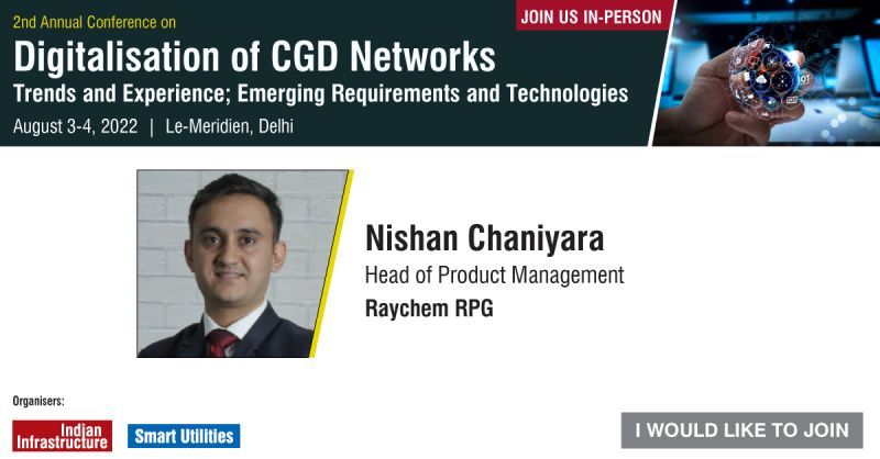Nishan Chaniyara would be a speaker at the upcoming conference on Digitalisation of CGD Networks