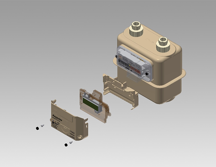 Retrofitable AMR Module for G1.6 Gas Meter